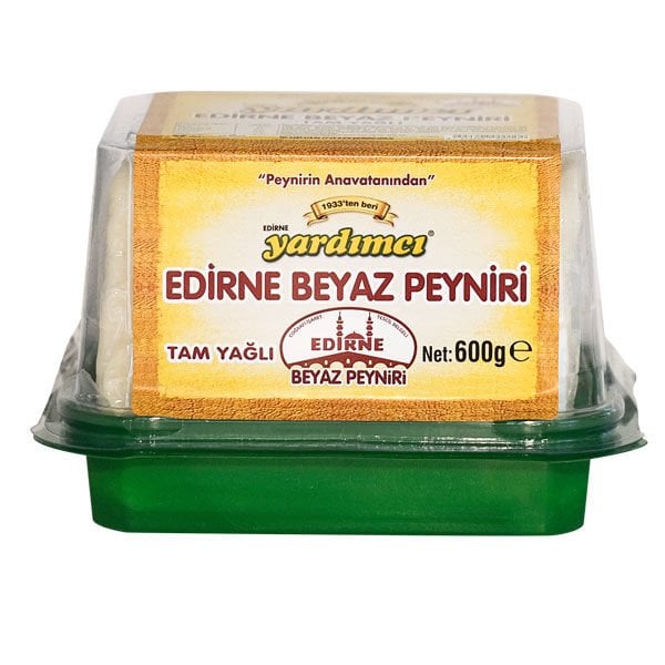 Edirne Beyaz Peyniri Tam Yağlı Sert İnek  600gr Kase